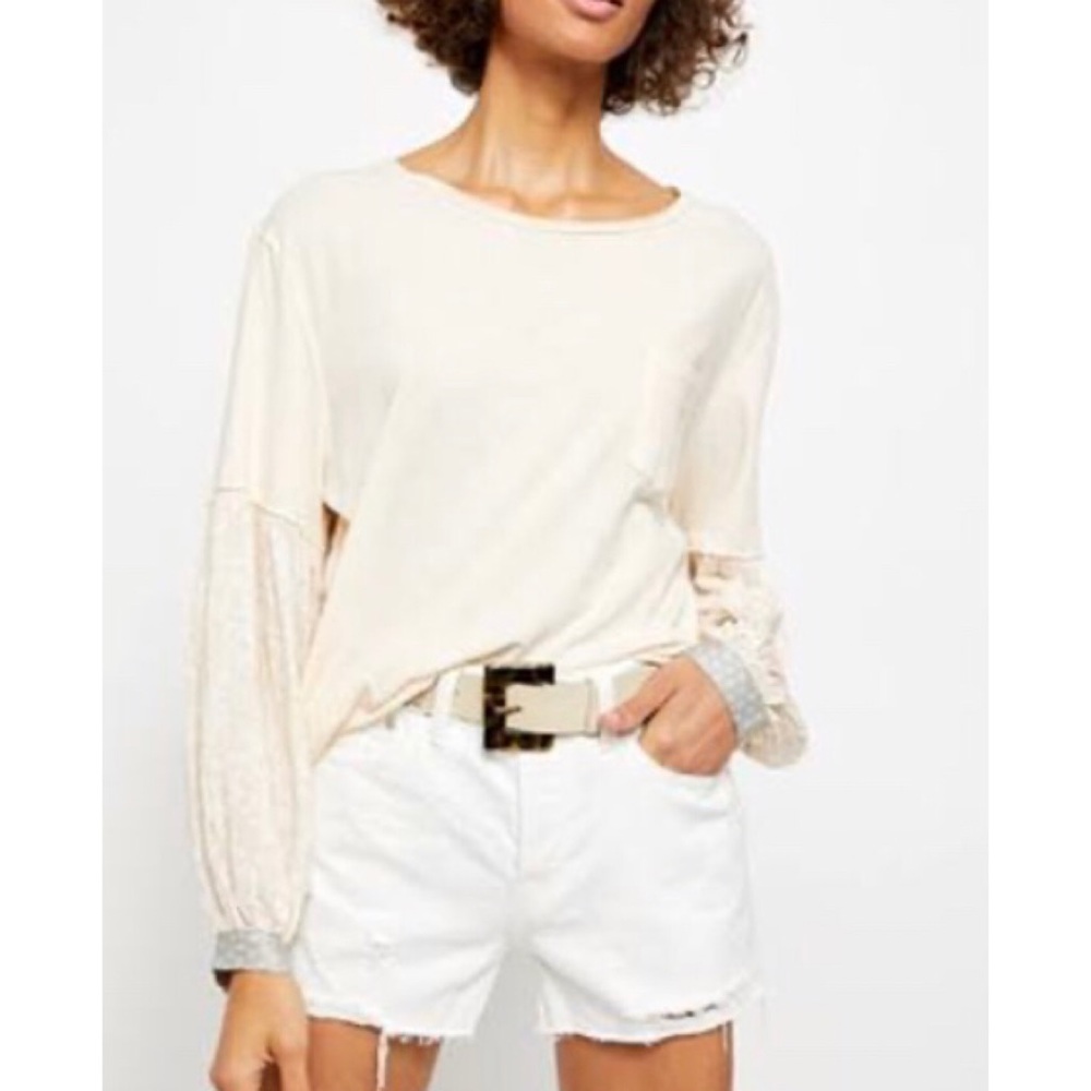 Free People Ecru Women’s Top Small
